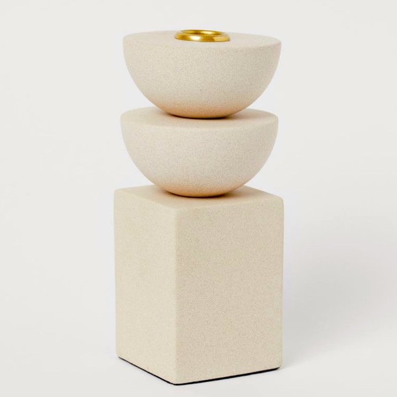 BLOGGER FAVORITE 🔥 H&M Ceramic Candlestick - Picture 1 of 3
